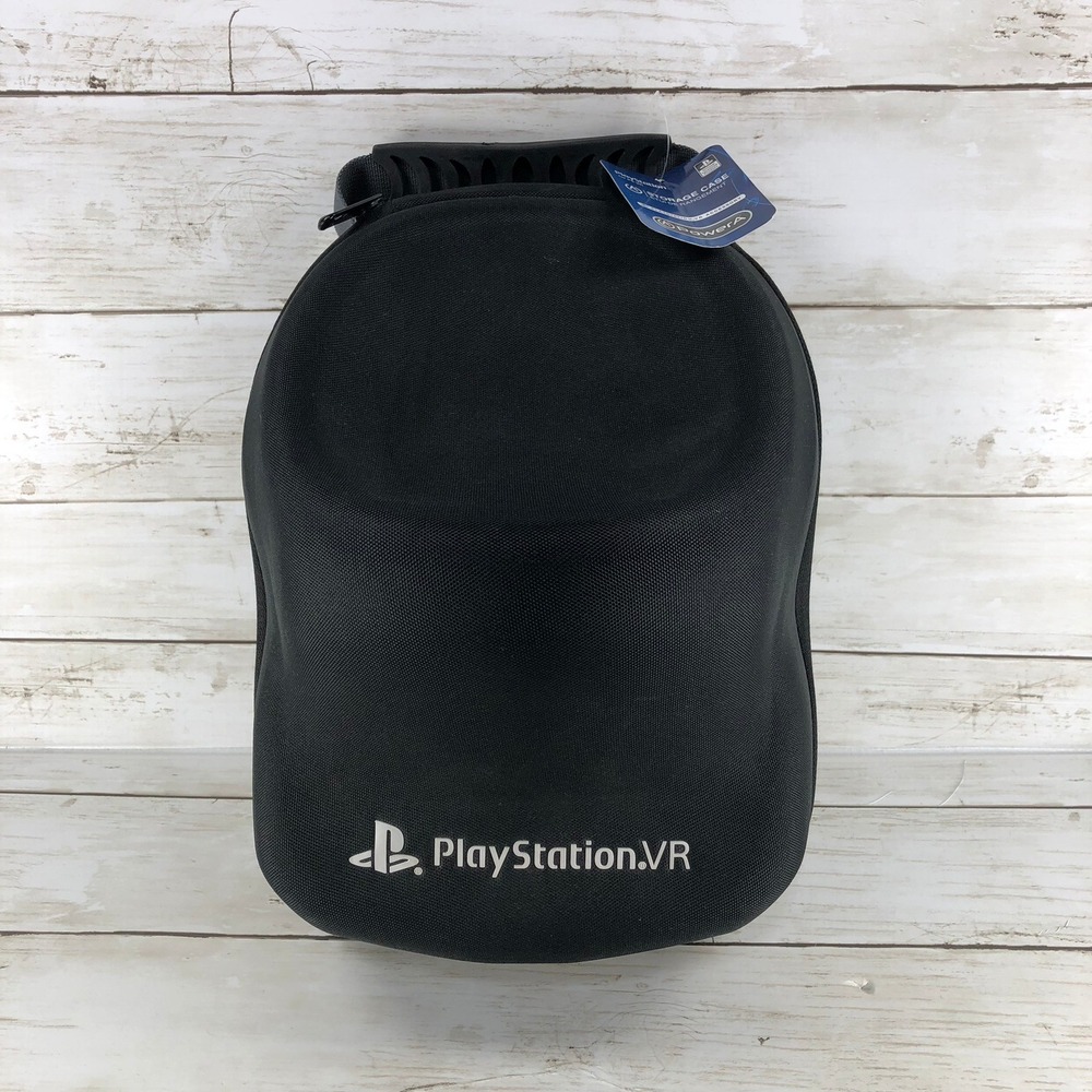 PowerA PlayStation VR Storage Case Black Hard Shell PSVR Travel Bag NWT